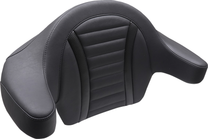 Mustang King Tour Pak Deluxe Black Backrest Pad for 2023-2025 Harley Touring