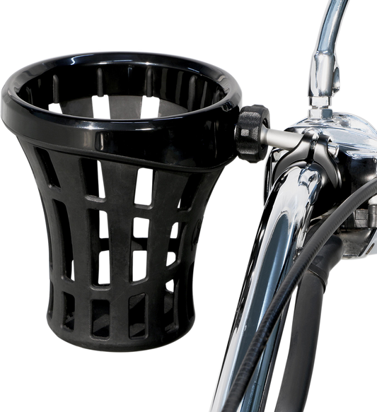 Ciro Big Ass 30oz Drink Beverage Black Holder 7/8" or 1" Motorcycle Handlebars