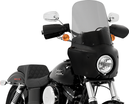 Memphis Shades Road Warrior 17" Tinted Fairing Windshield for Harley Davidson