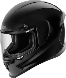 Icon Airframe Pro Solid Gloss Black Full Face Adult Street Motorcycle Helmet
