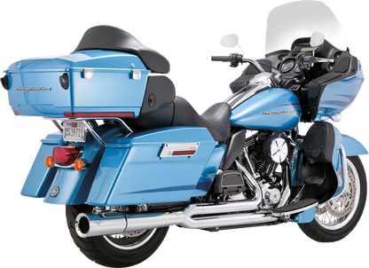 Vance & Hines Chrome 2-Into-1 Pro Pipe Exhaust System 2010-2016 Harley Touring