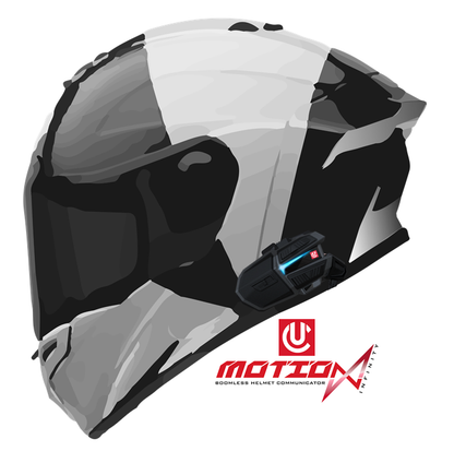 Uclear Motion Infinity Single Bluetooth Motorcycle Fullface Helmet Communicator