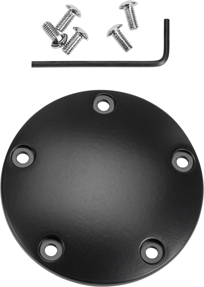 Harddrive Satin Black Motorcycle Point Cover 1999-2017 Harley Touring Models