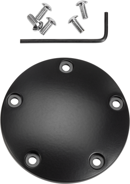 Harddrive Satin Black Motorcycle Point Cover 1999-2017 Harley Touring Models