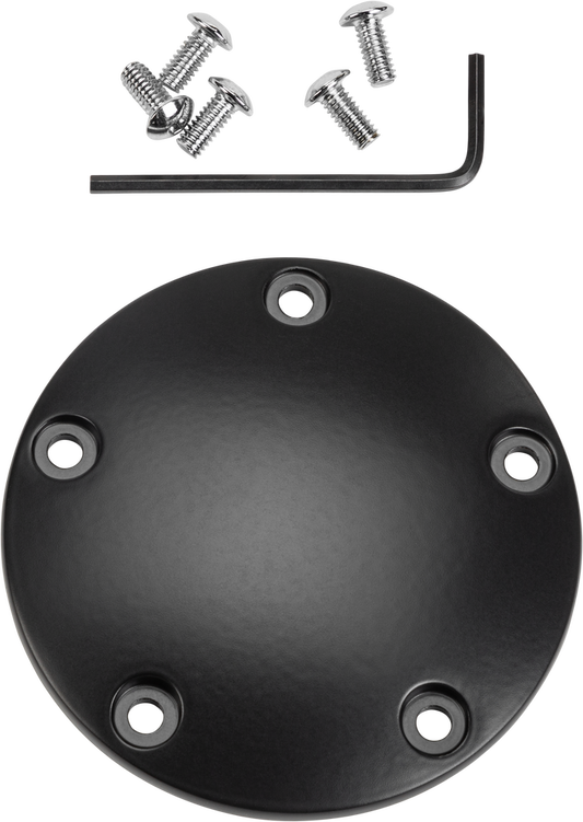 Harddrive Satin Black Motorcycle Point Cover 1999-2017 Harley Touring Models
