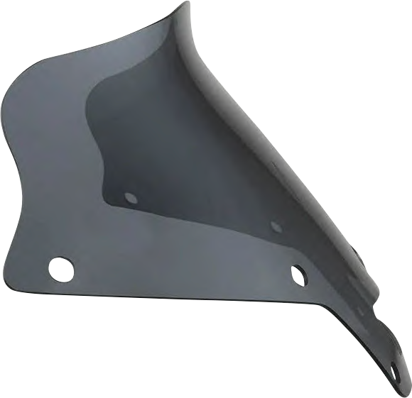 Klock Werks Flare 6" Dark Smoke Windshield for 2022-2024 Harley Low Rider ST