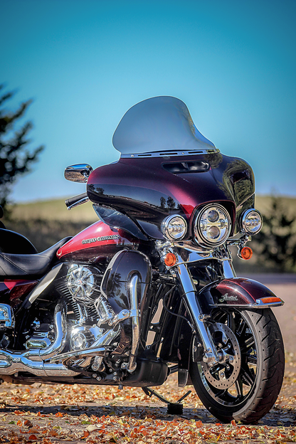 Klock Werks Flare 11.5" Clear Windshield for 2014-2025 Harley Touring FLHX FLHTK