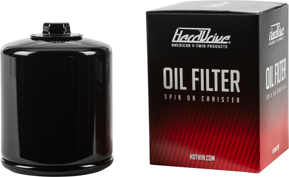 Harddrive Spin on Oil Filter W/Nut 1980-2020 Harley Sportster Touring Models