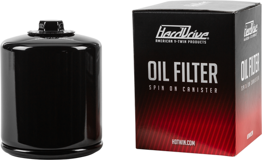Harddrive Spin on Oil Filter W/Nut 1980-2020 Harley Sportster Touring Models