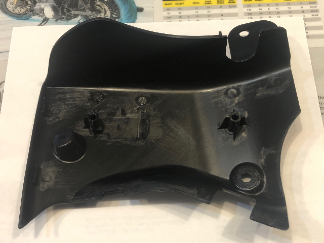 Genuine OEM Replacement 4XY-2835R-00 Body Rear 2 for 2004 Yamaha XVS Royal Star