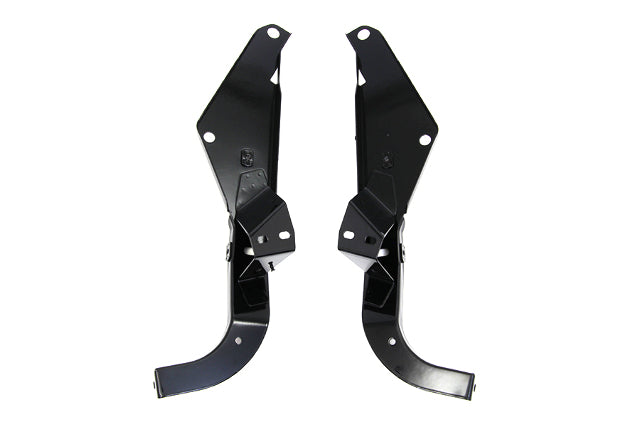 Vtwin Black Heavy Duty Fairing Support Bracket Set fits 1996-2013 Harley Touring