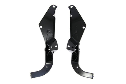 Vtwin Black Heavy Duty Fairing Support Bracket Set fits 1996-2013 Harley Touring