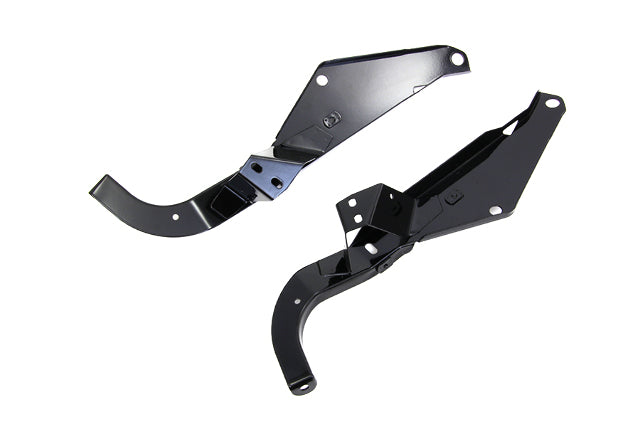 Vtwin Black Heavy Duty Fairing Support Bracket Set fits 1996-2013 Harley Touring
