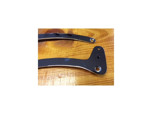 VTwin Wyatt Gatling Chrome Rear Sissybar Side Plates 1957-1978 Harley Sportster
