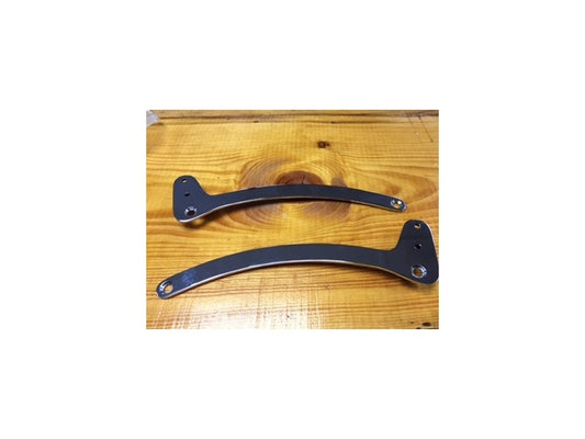 VTwin Wyatt Gatling Chrome Rear Sissybar Side Plates 1957-1978 Harley Sportster