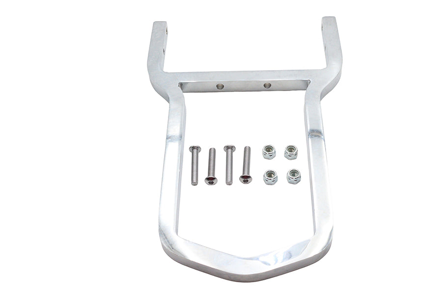 Vtwin 11" Tall Mini Square Chrome Sissy Bar for 2002-2022 Harley Dyna Sportster