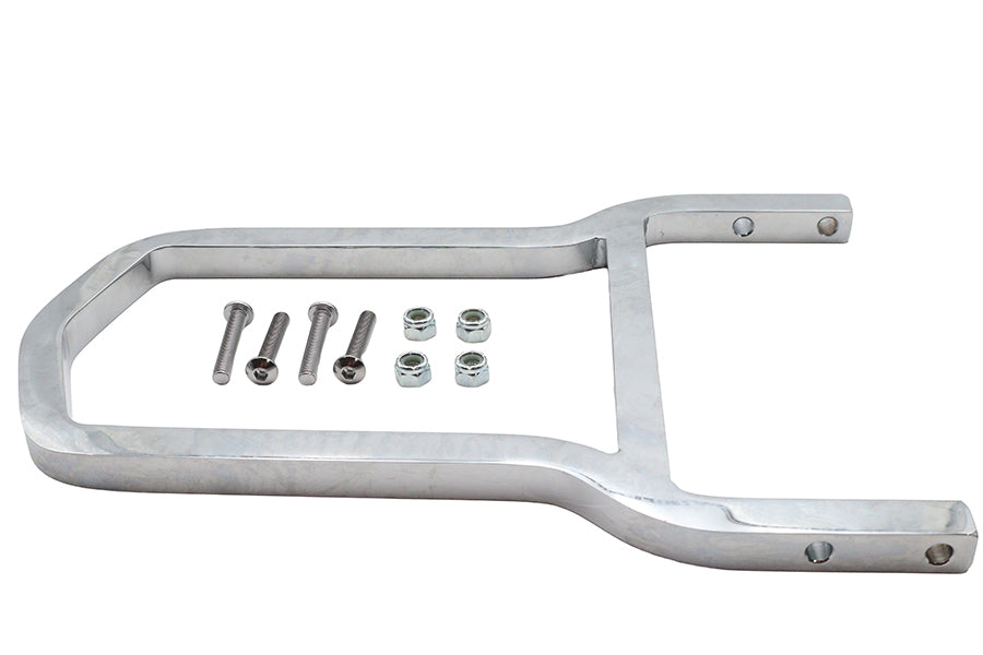 Vtwin 11" Tall Mini Square Chrome Sissy Bar for 2002-2022 Harley Dyna Sportster