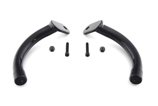 VTwin Black Rear Saddlebag Guard Eliminator Brackets 1997-2008 Harley Touring