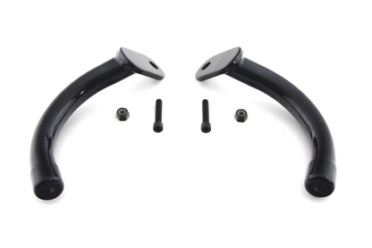 VTwin Black Rear Saddlebag Guard Eliminator Brackets 1997-2008 Harley Touring