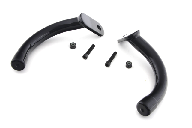 VTwin Black Rear Saddlebag Guard Eliminator Brackets 1997-2008 Harley Touring