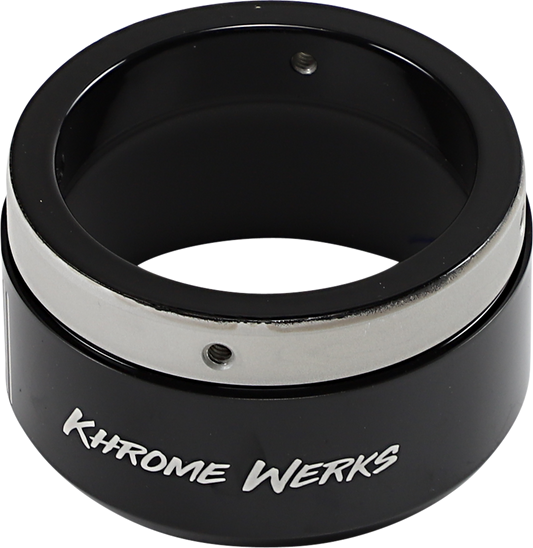 Khrome Werks 4-1/2" Klassic Left Muffler Tip End Cap for Harley Davidson