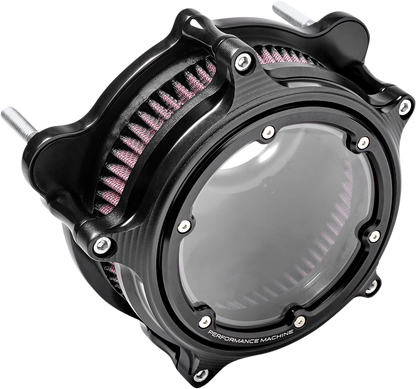 Performance Machine Vision Air Cleaner Filter Kit fits 2017-2022 Harley Touring