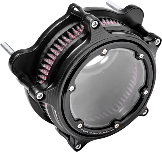 Performance Machine Vision Air Cleaner Filter Kit fits 2017-2022 Harley Touring
