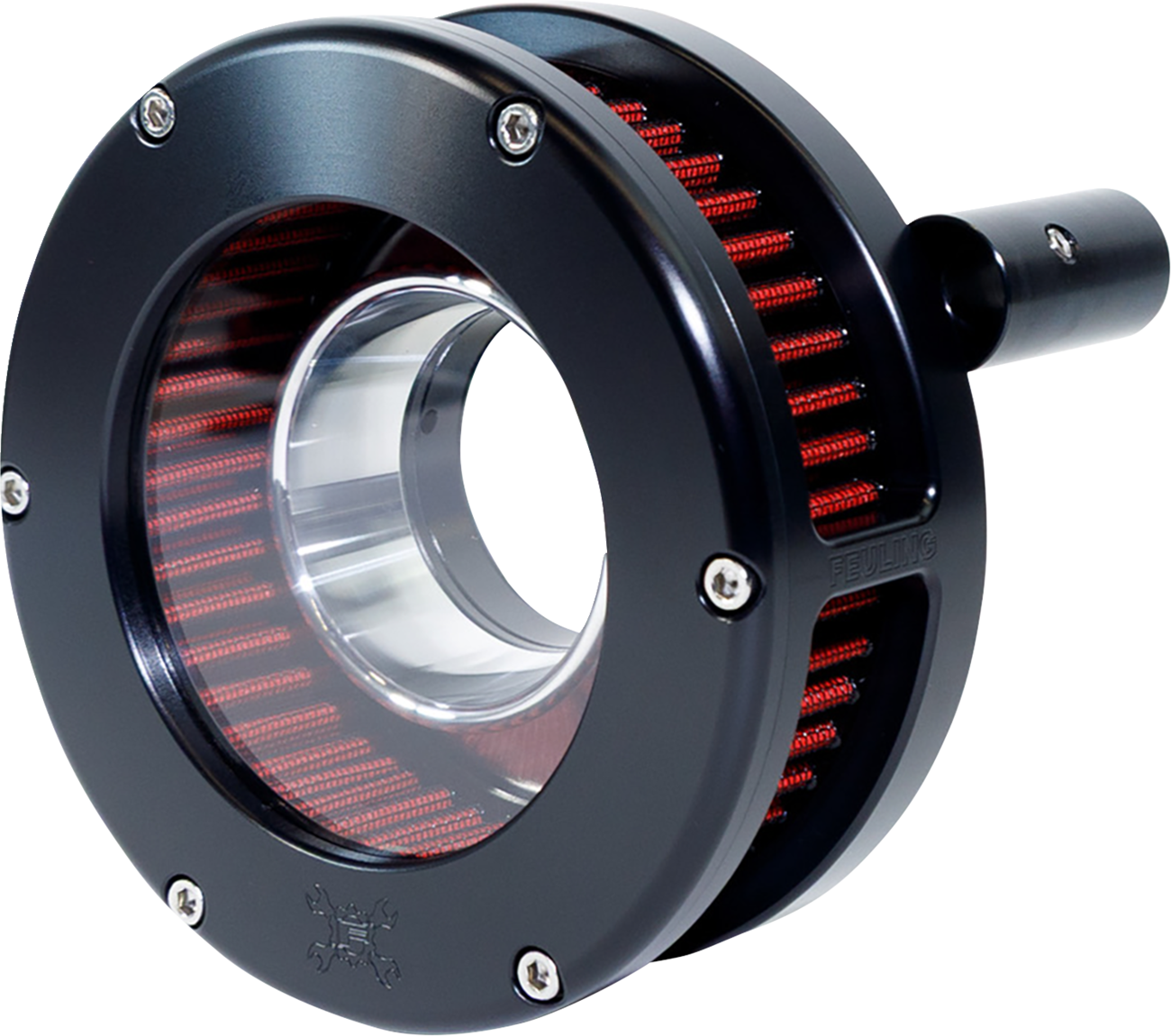 Feuling BA Slim Clear Black Air Filter Kit fits 2008-17 Harley Touring Softail