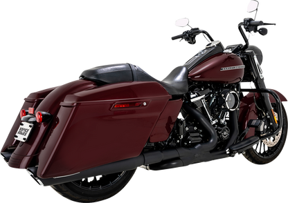 Vance & Hines Twin Slash Black Slip On Mufflers for 2017-2024 Harley Touring M8