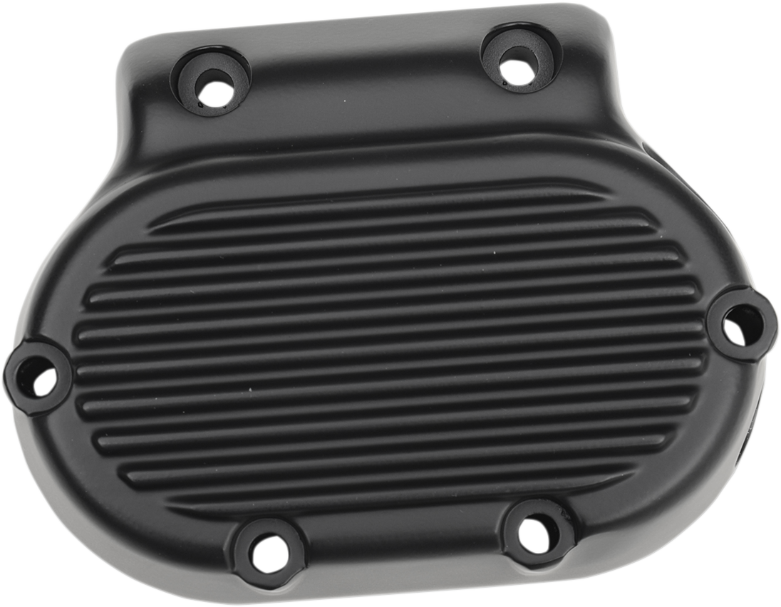 Drag Specialties Black Finned Transmission End Cover 1987-2006 Harley Davidson
