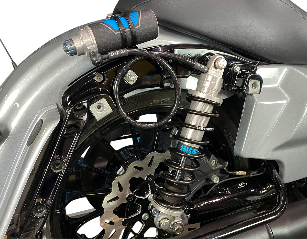 Legend Revo-ARC Remote Reservoir 13" Heavy Duty Shocks 2014-2024 Harley Touring
