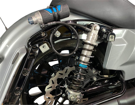 Legend Revo-ARC Remote Reservoir 13" Heavy Duty Shocks 2014-2024 Harley Touring