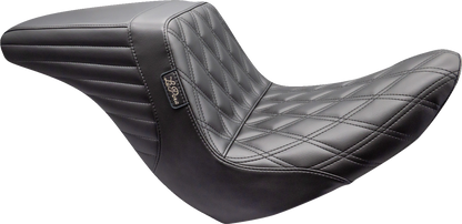 Le Pera Kickflip Up Front Diamond Seat for 2018-2026 Harley Softail Low Rider