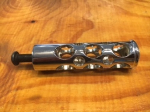 JT's Cycles .50 Caliber BMG Bullet Chrome Motorcycle Shifter Peg for Harley