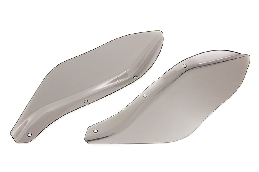 VTwin Dark Smoke Fairing Wind Deflector Set fits 1996-2013 Harley Touring FLHT