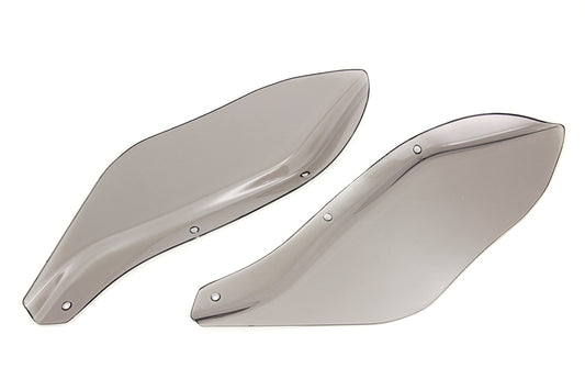 VTwin Dark Smoke Fairing Wind Deflector Set fits 1996-2013 Harley Touring FLHT