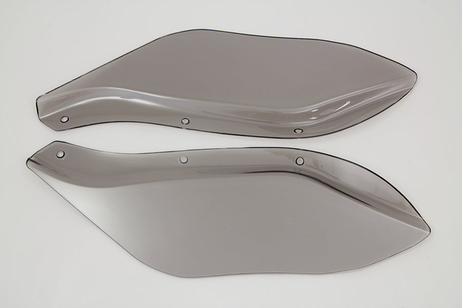 VTwin Dark Smoke Fairing Wind Deflector Set fits 1996-2013 Harley Touring FLHT