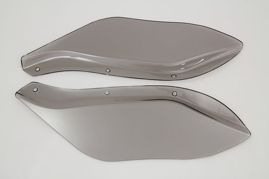 VTwin Dark Smoke Fairing Wind Deflector Set fits 1996-2013 Harley Touring FLHT