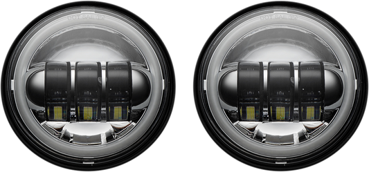 Custom Dynamics ProGLOW 4.5" Passing Spot Lights 2005-2022 Harley Softail FLHX