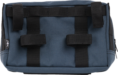 Thrashin Supply Blue Motorcycle Handlebar Storage Bag Plus for Harley THB-0026