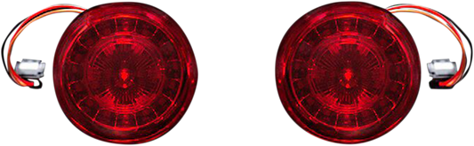 Custom Dynamics Probeam JAE Red LED Rear Turn Signal 2016-2021 Harley Softail