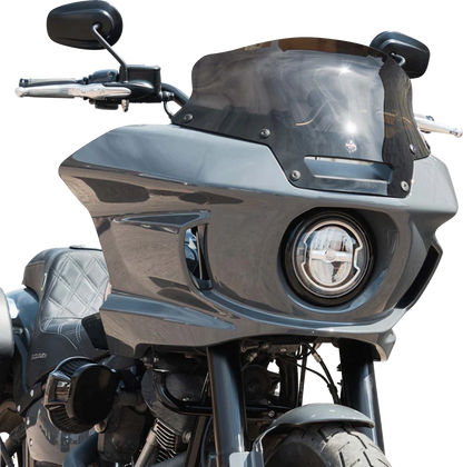 Klock Werks Kolor Flare 6" Bronze Windshield 2022-2024 Harley Softail Low Rider