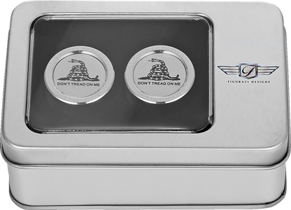 Figurati Don't Tread On Me Medium Magnetic Docking Hardware Covers for Harley