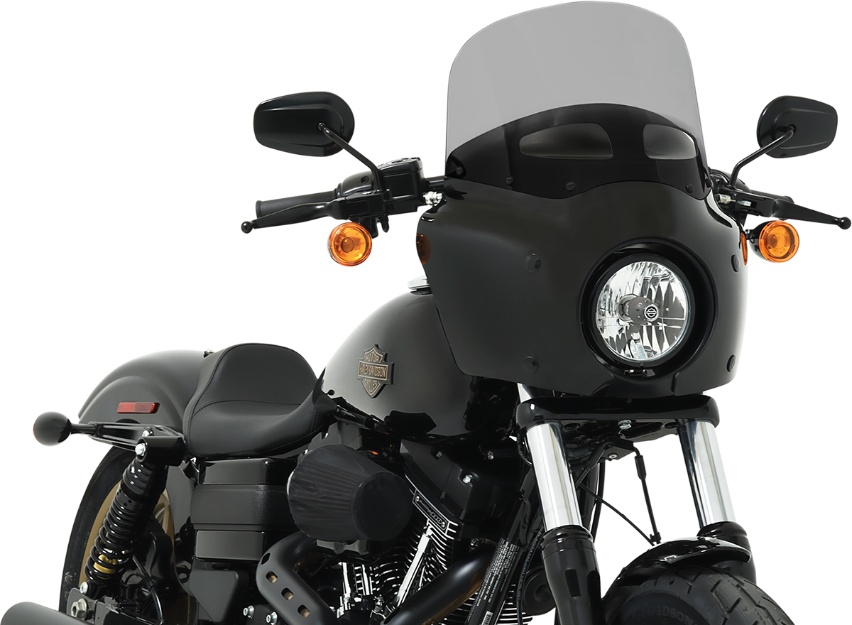 Memphis Shades Road Warrior 11" Tinted Vented Fairing Windshield fits Harley