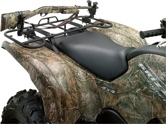 Moose Utility Black Rear ATV Single FlexGrip Pro Hunting Shooting Gun Rack