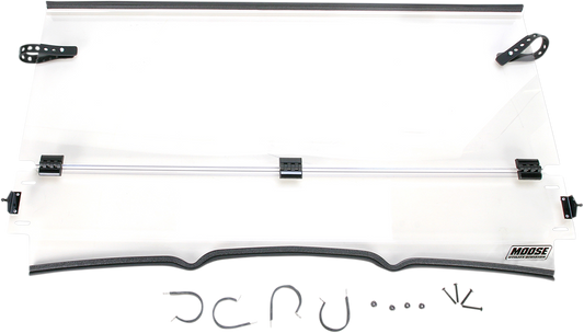 Moose Clear Polycarbonate UTV Folding Windshield for 10-13 Kawasaki Teryx 750