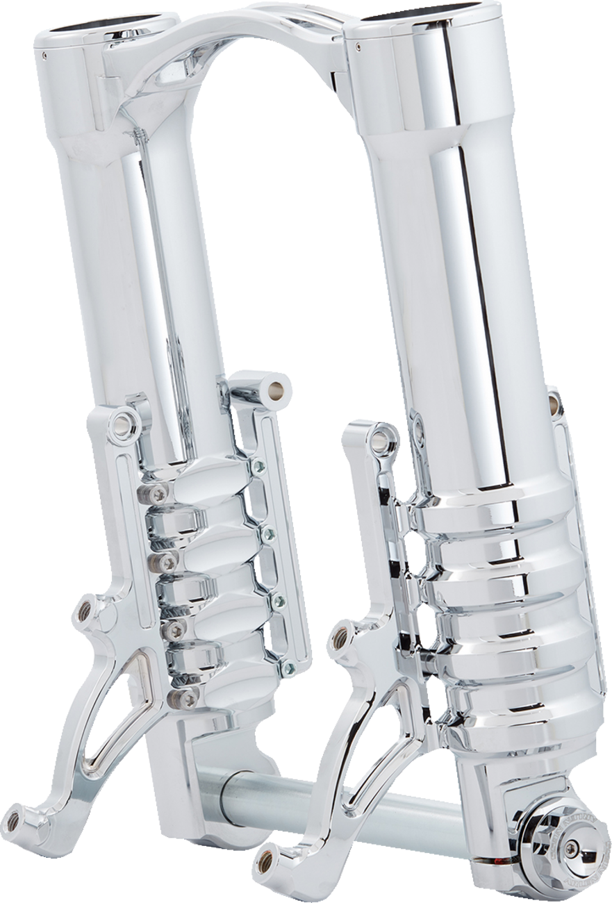 Arlen Ness Chrome Method No Flex Inverted Fork Legs for 2014-2025 Harley Touring