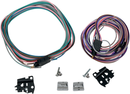 Drag Specialties Chrome Radio Handlebar Switch Kit for 1996-2013 Harley Glide