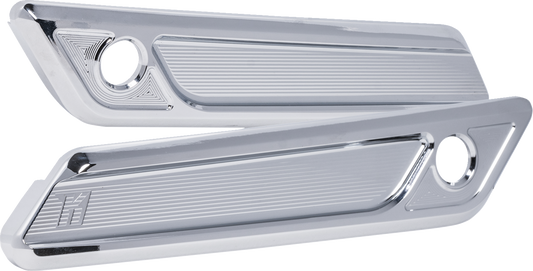 Kodlin Slant Chrome Saddlebag Latch Covers fits 2023-2025 Harley Touring K59491