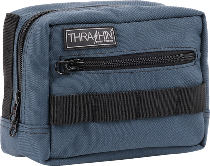 Thrashin Supply Blue Motorcycle Handlebar Storage Bag Harley Davidson THB-0023